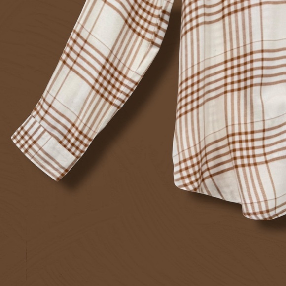 NWT C&C California Ginger Plaid Flannel Shirt Size L - Picture 3 of 4